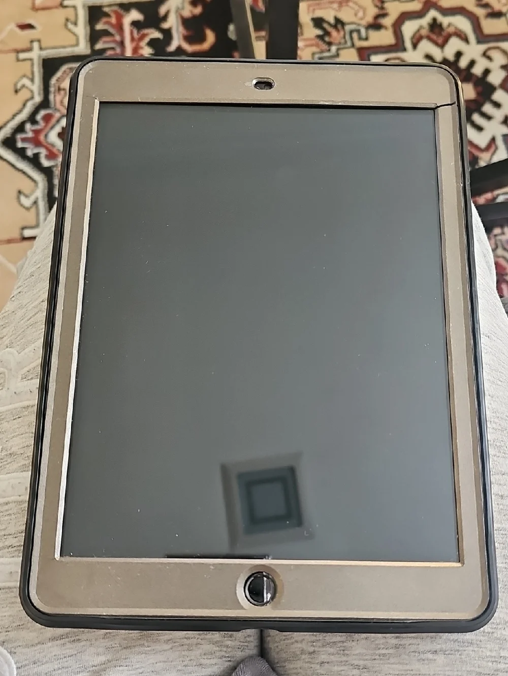 Apple Gold and Black Tablet with Front Camera